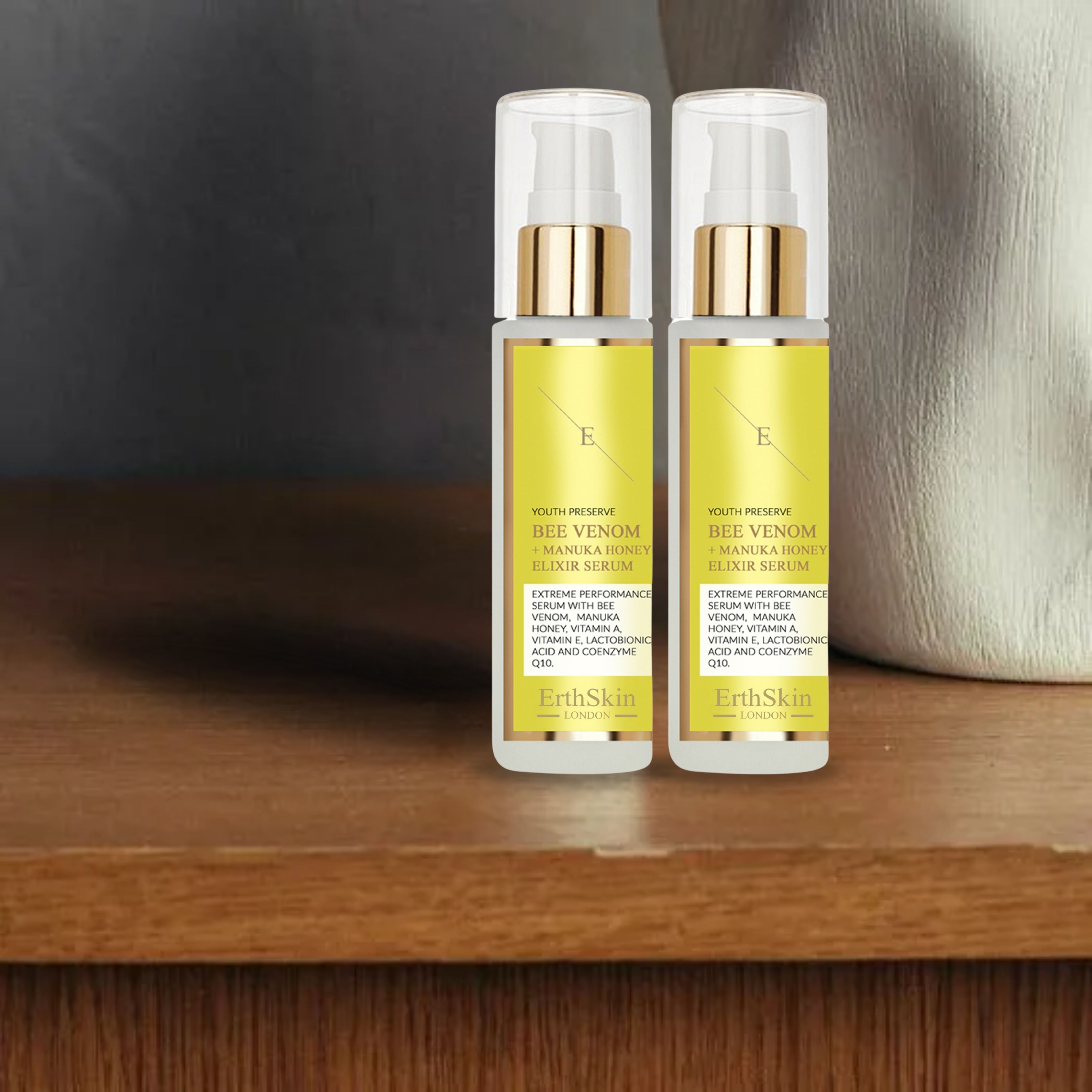 ErthSkin London  Bienengift + Manuka Honig Elixier Serum set