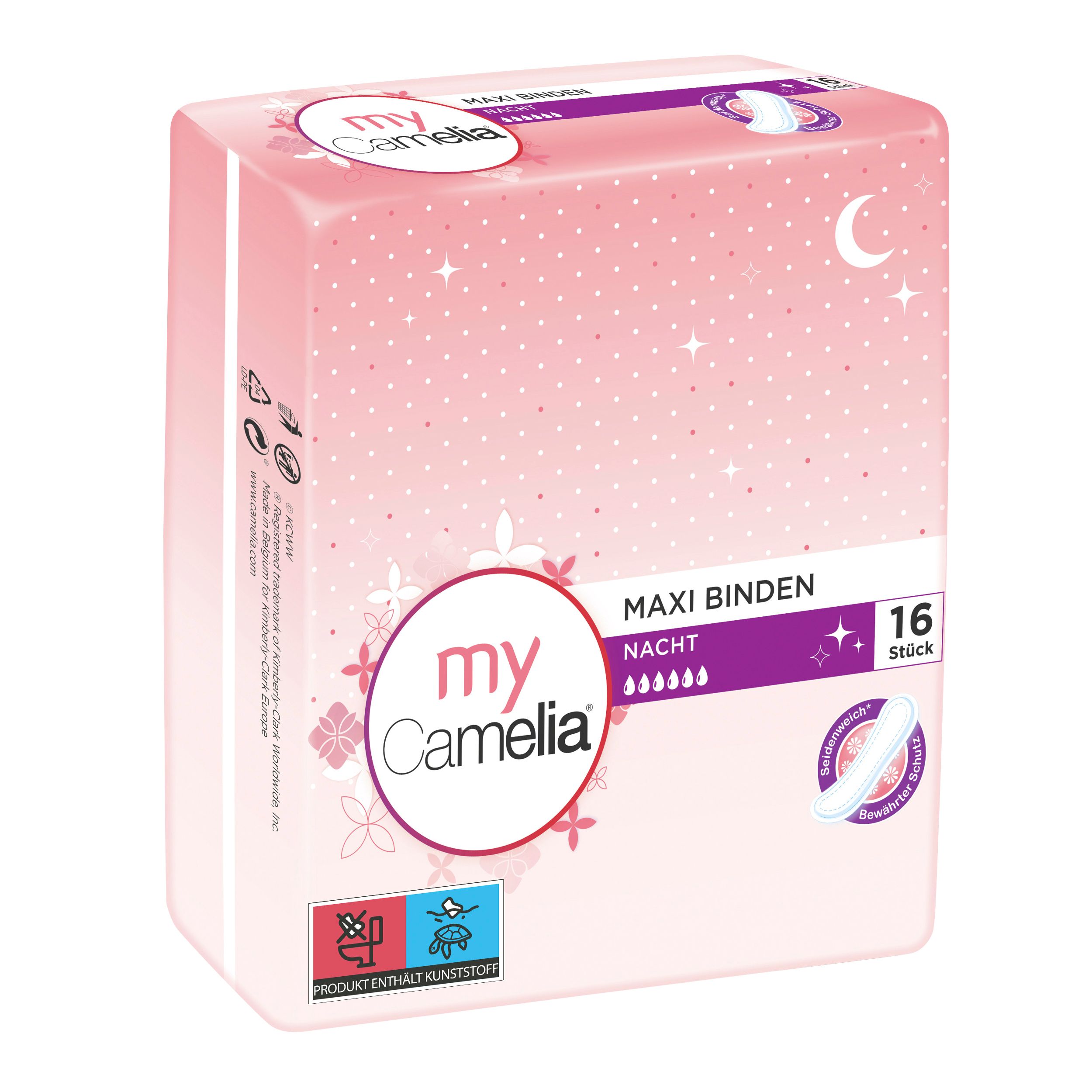 Camelia Maxi Damenbinden Damenhygiene Binden Night