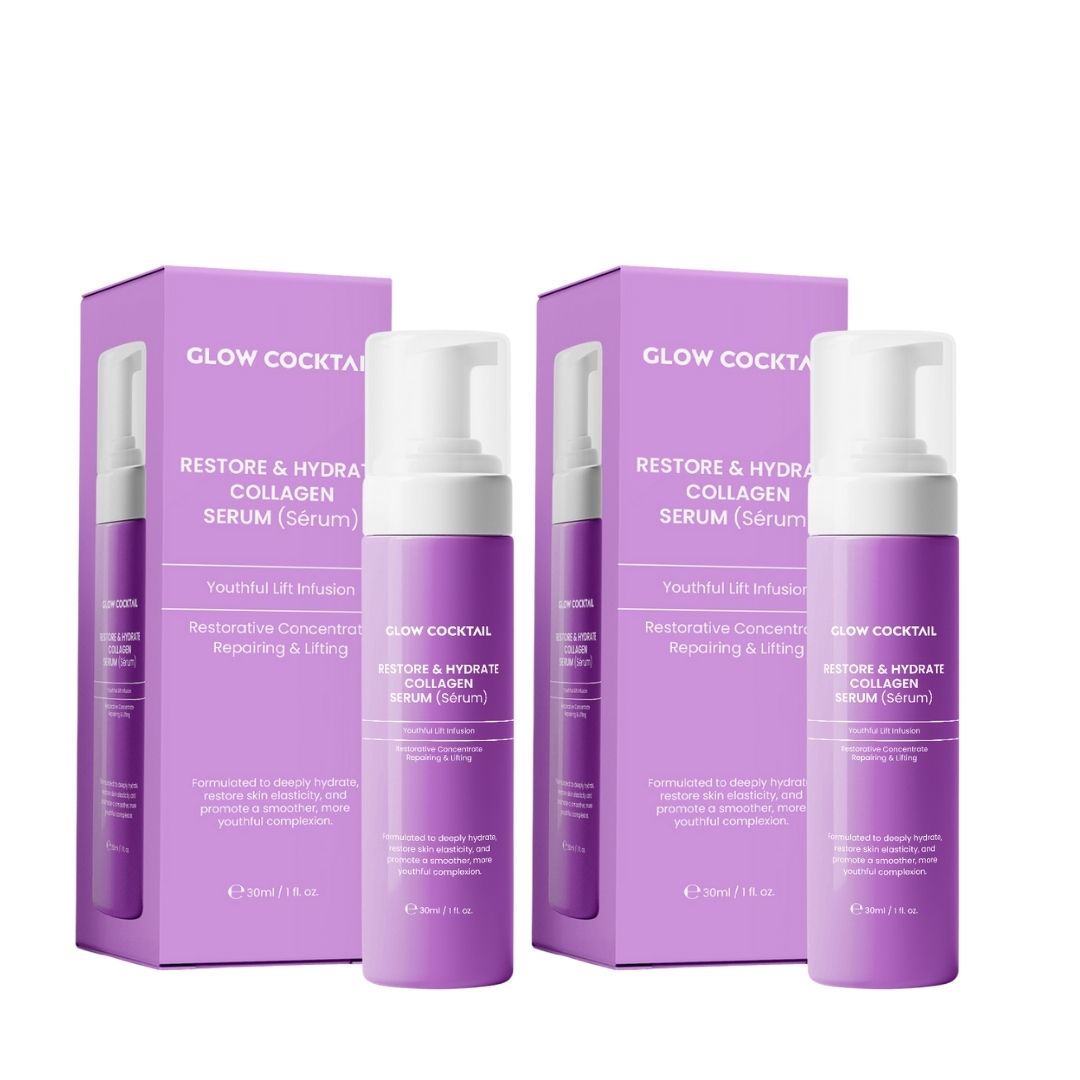 Glow Cocktail Restore & Hydrate Collagen Serum Duo