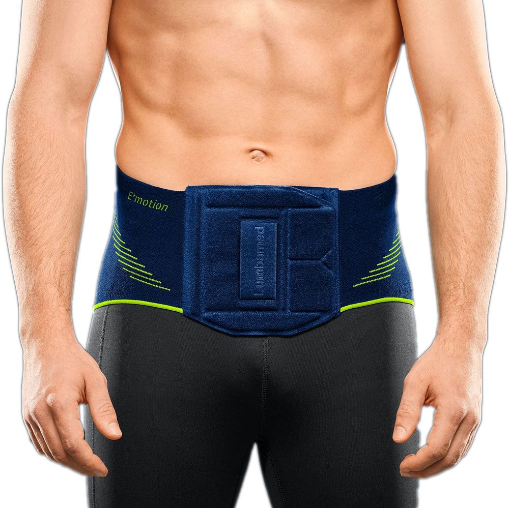 medi Lumbamed plus E+motion deep ocean/green Gr. 5