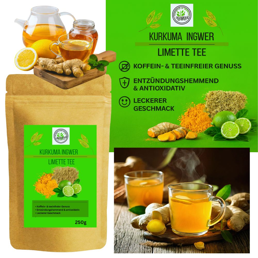 Linecase - Kurkuma Ingwer Limette Tee