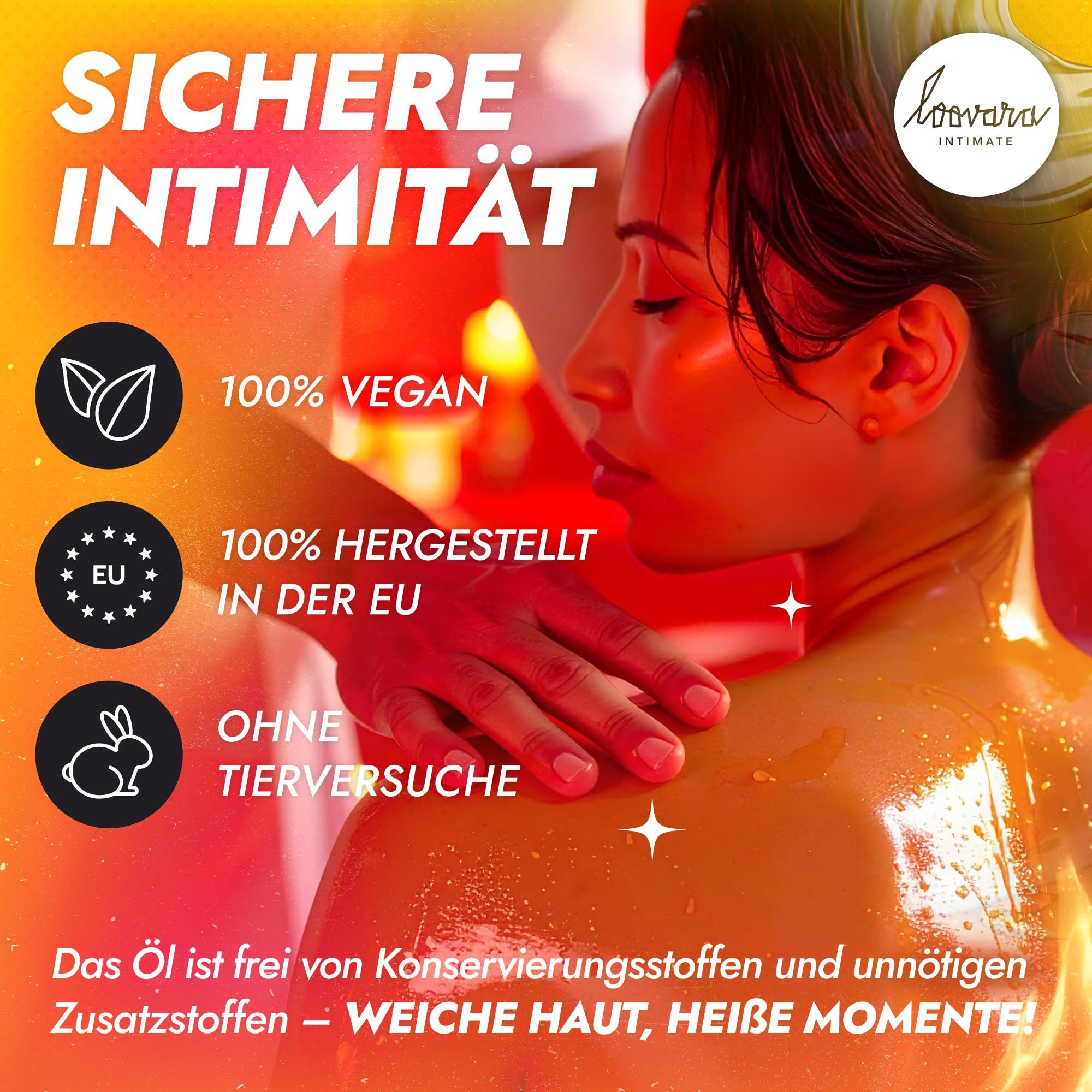 Massageöl mit Aloe Vera und Panthenol, 250ml.