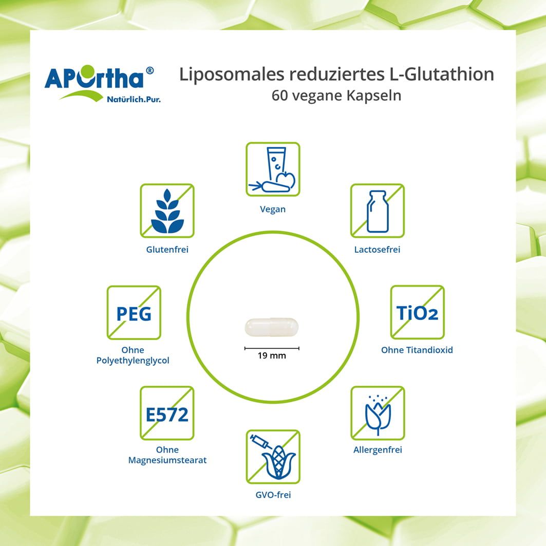 APOrtha® Liposomales reduziertes L-Glutathion - Kapseln