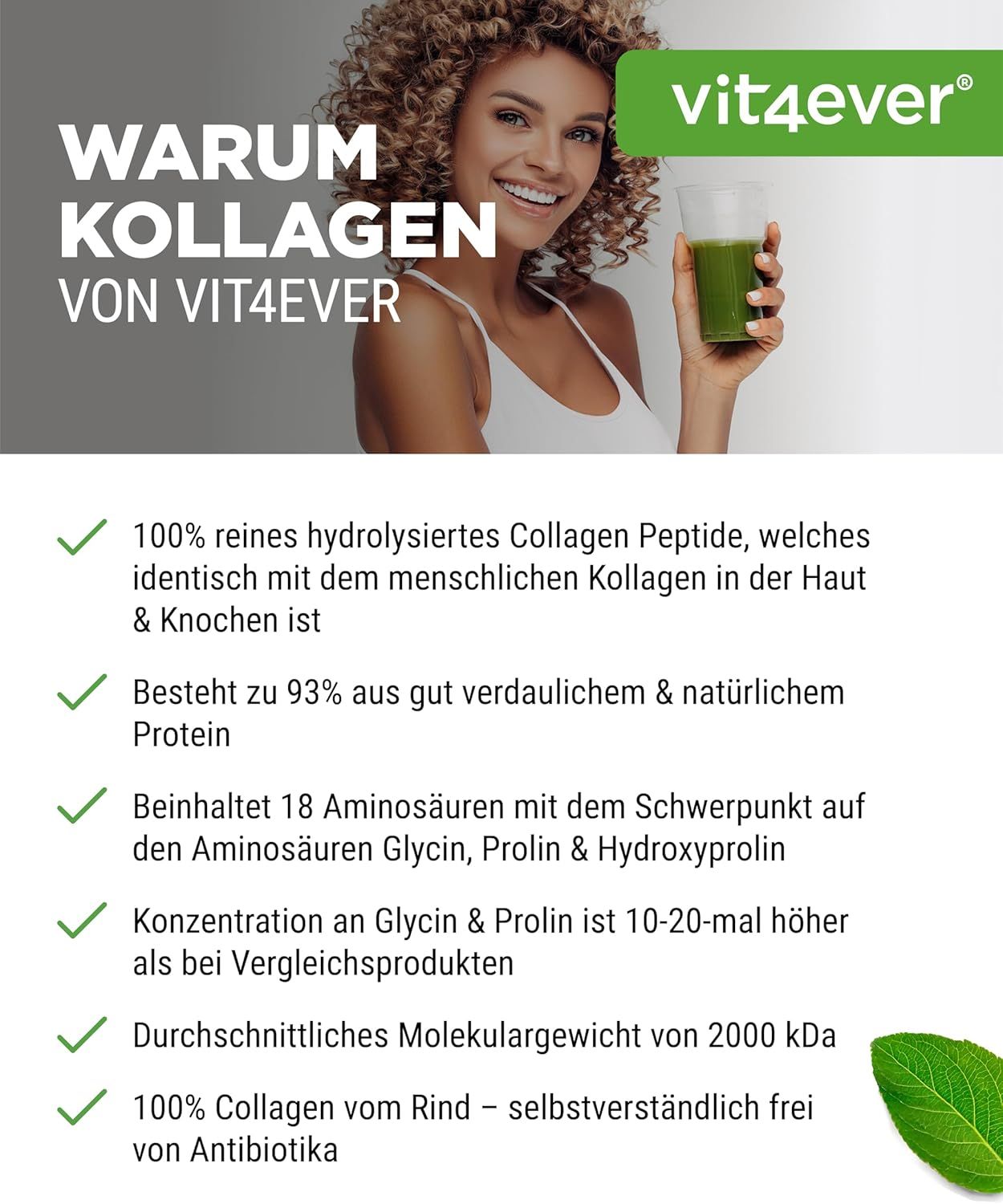 vit4ever Kollagen Pulver