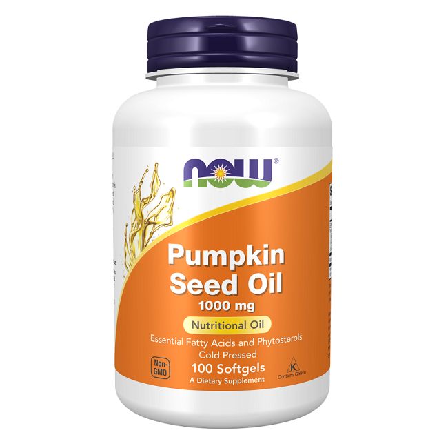 Now Foods Kürbiskernöl 1000 mg 100 Pc