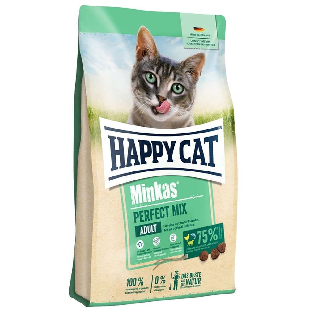 Happy Cat - Minkas Perfect Mix Geflügel, Fisch & Lamm 500 g