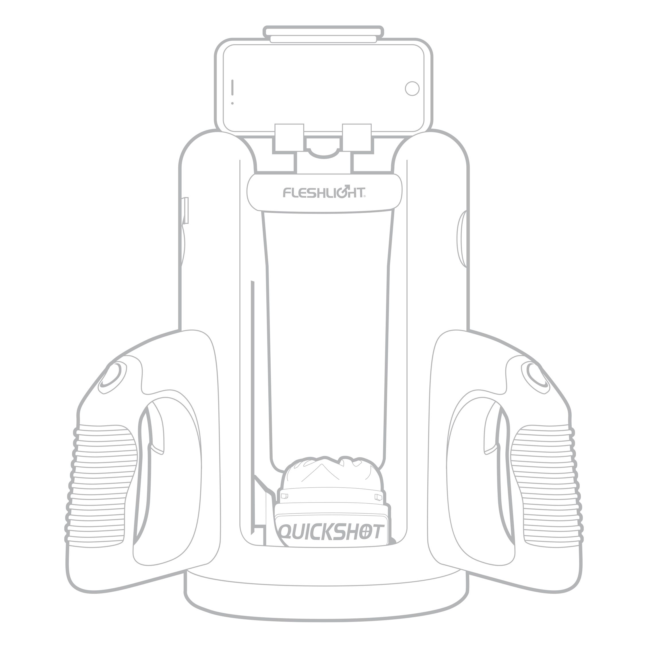 FLESHLIGHT Quickshot Launch Schwarz