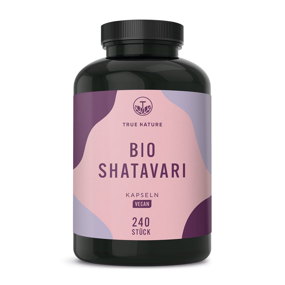 TRUE NATURE® Bio Shatavari Kapseln, vegan, 240 Stück.