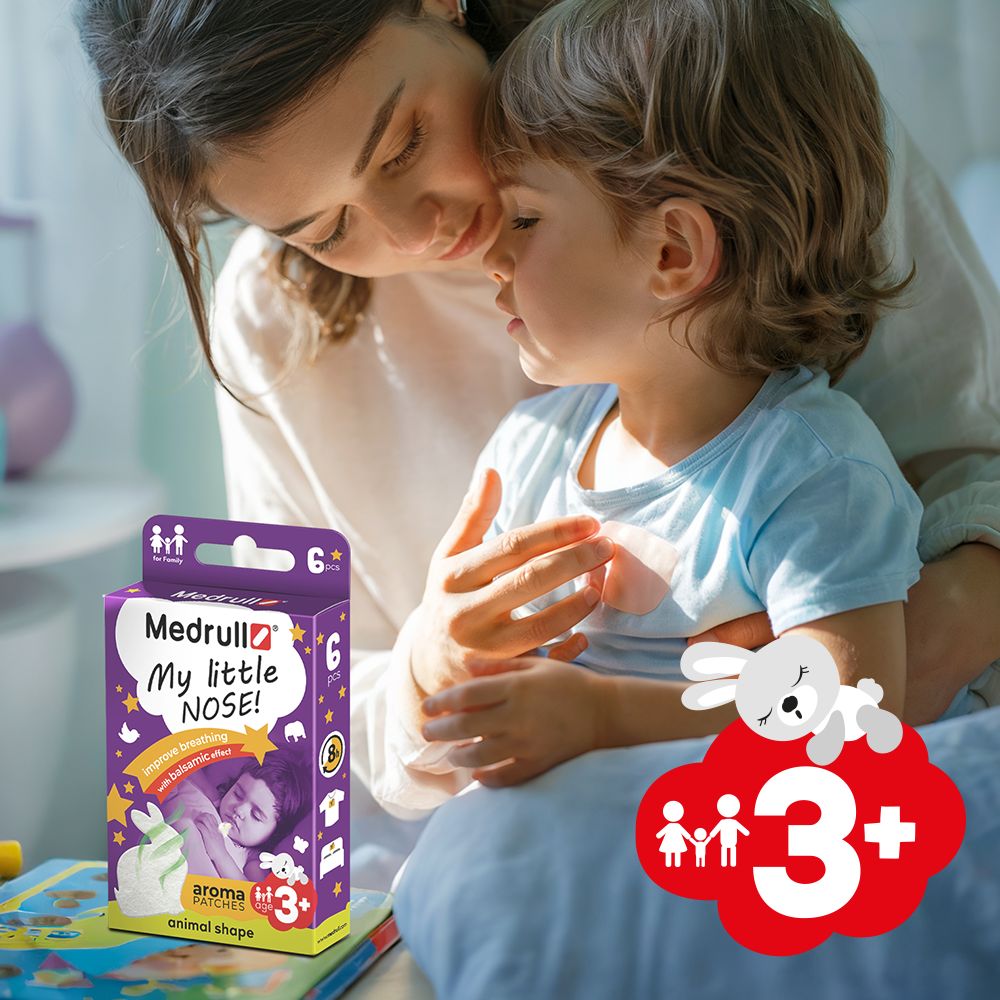 Medrullo My little NOSE! Aroma Patches, 6 Stück, Tierformen, ab 3 Jahren.