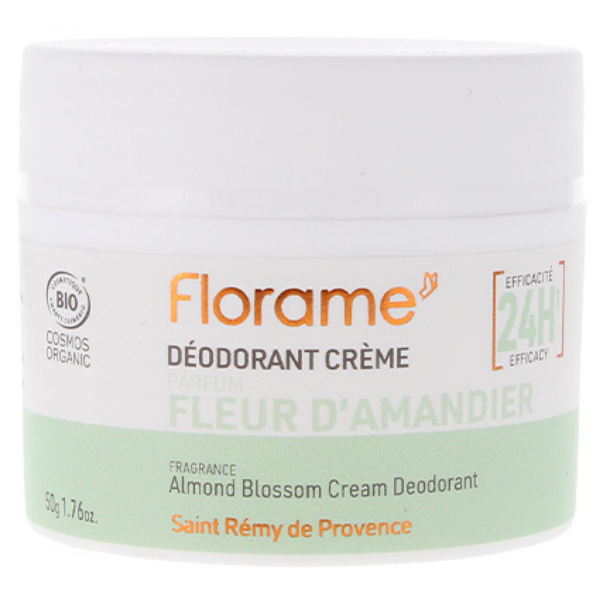 Florame Deodorantcreme 24H Mandelblüte Bio 5,2x6x6 cm