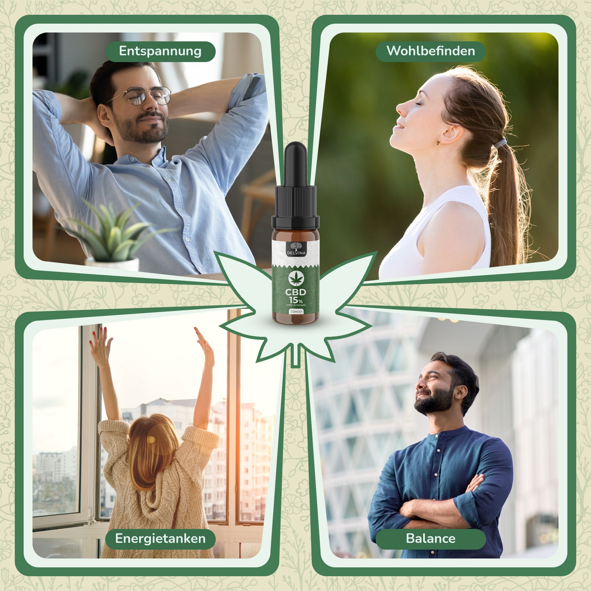 Delvina CBD Öl 10% Vollspektrum