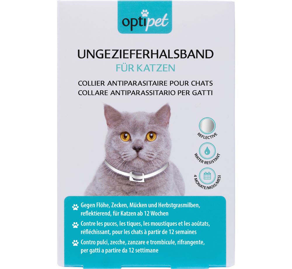 OptiPet Ungezieferhalsband für Katzen