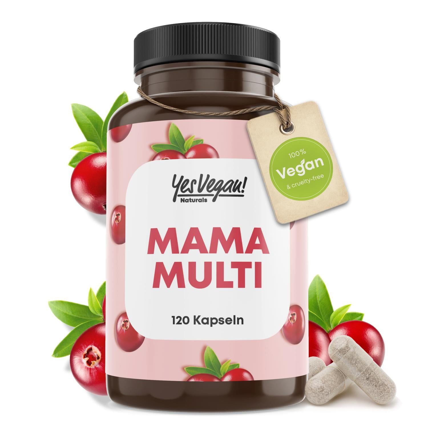 Mama Multi 3-in-1: Kinderwunsch Tabletten, Schwangerschaftsvitamine und Stillzeit Vitamine