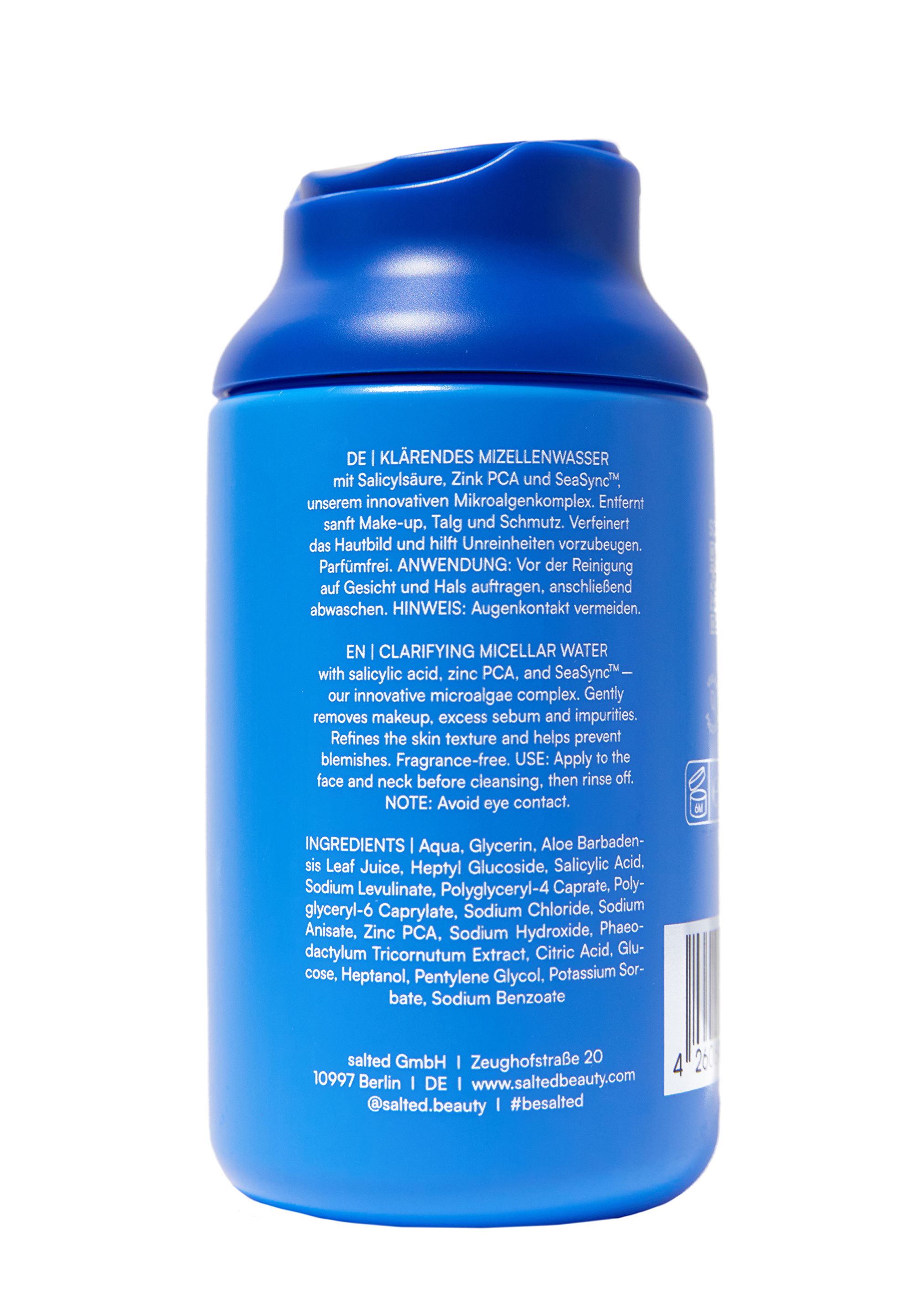 salted Klärendes Mizellenwasser Sassy Saly ohne Duft Fragrance-Free