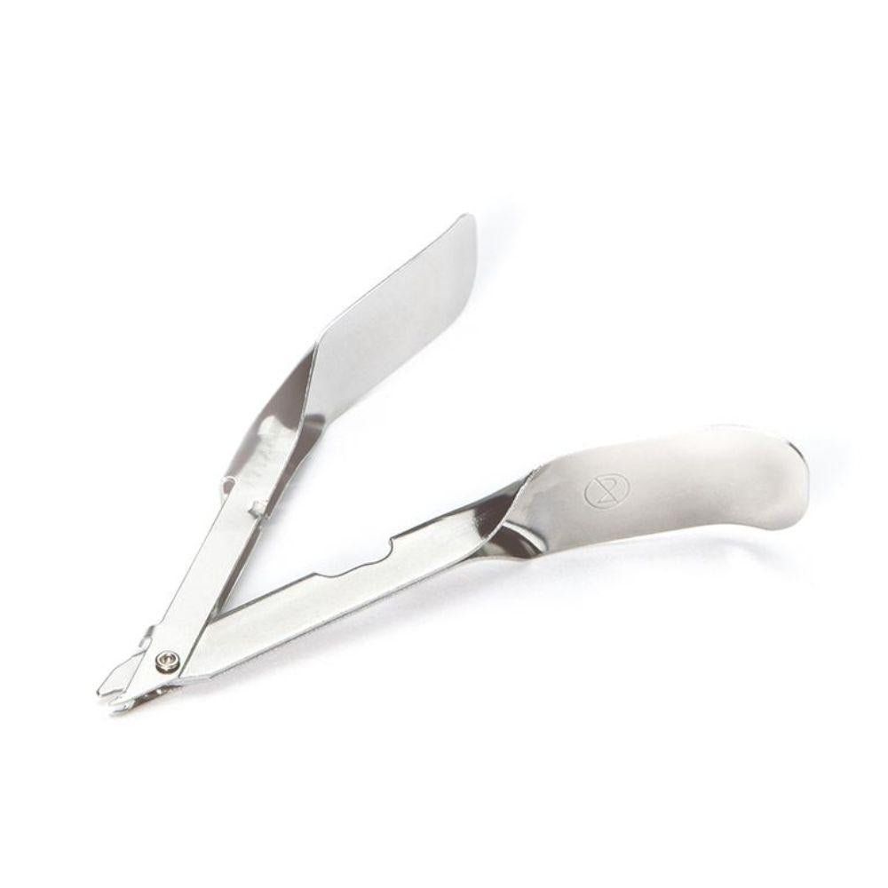 Steriler Klammerentferner aus Metall, einzeln verpackt.