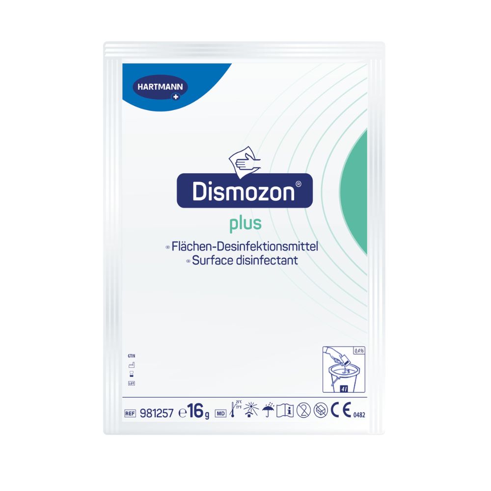Pulitore di disinfezione Hartmann Dismzon® Plus - borsa da 100 x 16 g | Cartone (1 pacchetti)