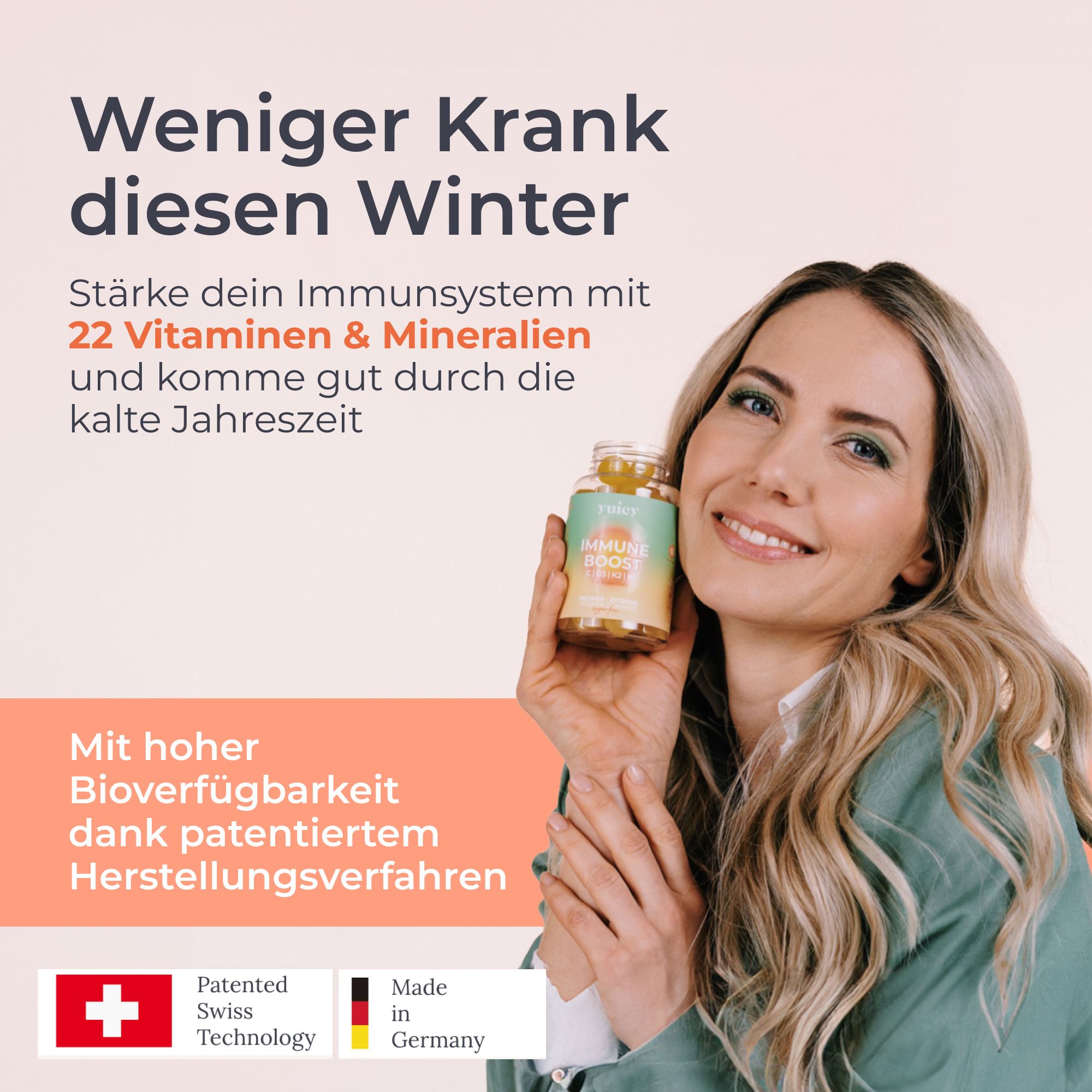 yuicy® Immune Boost Multivitamin - Hochdosierte Formel