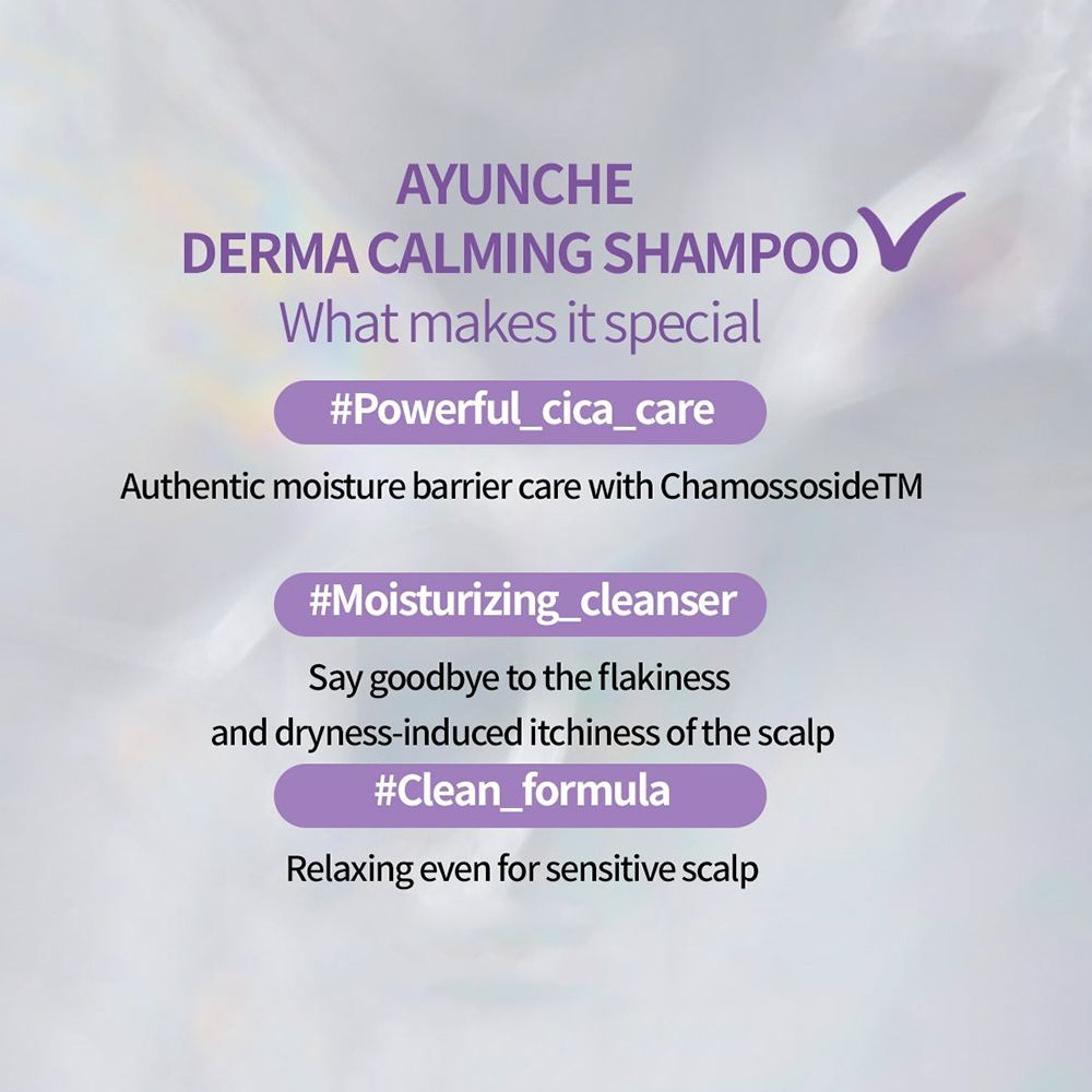 AYUNCHE Derma Calming Shampoo – Shampoo für trockene, empfindliche Kopfhaut