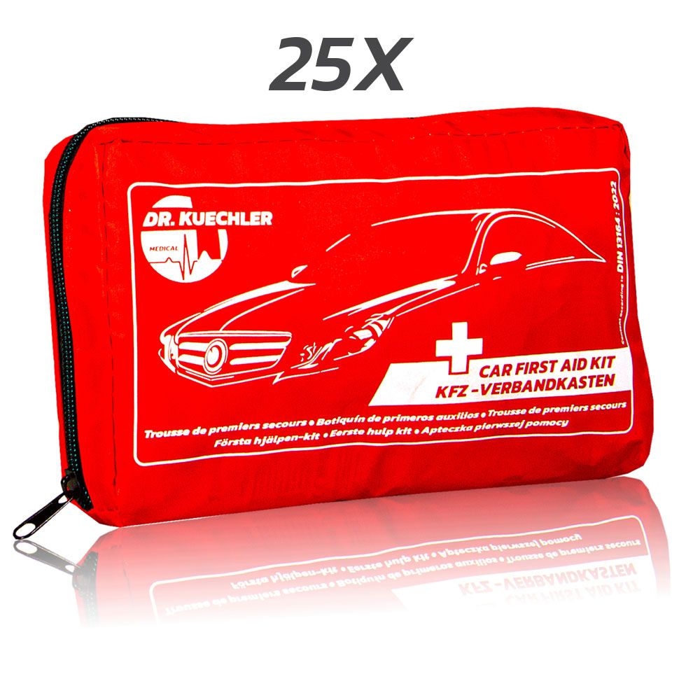 Dr. Kuechler Medical KFZ Verbandskasten DIN 13164 – Erste Hilfe Tasche Auto