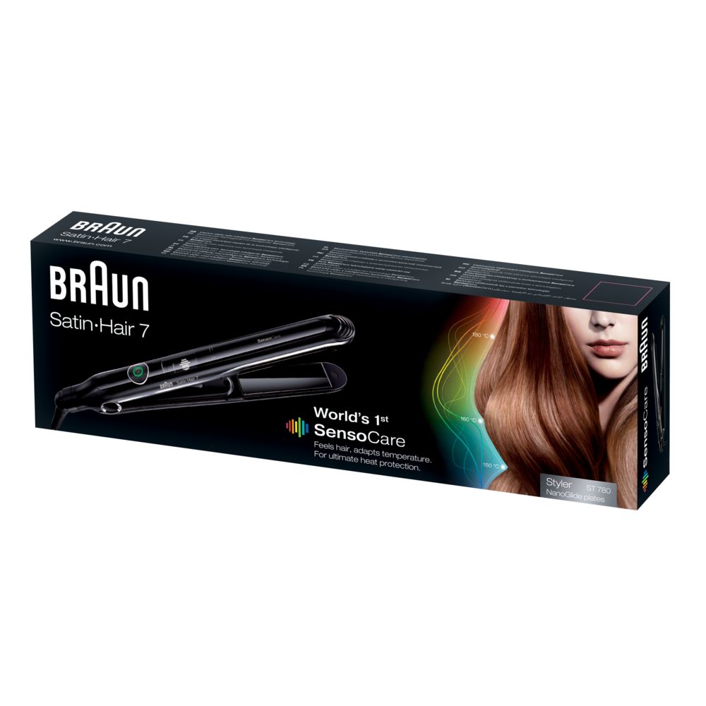 Braun - Glätteisen "Satin Hair 7 ST 780" in Schwarz