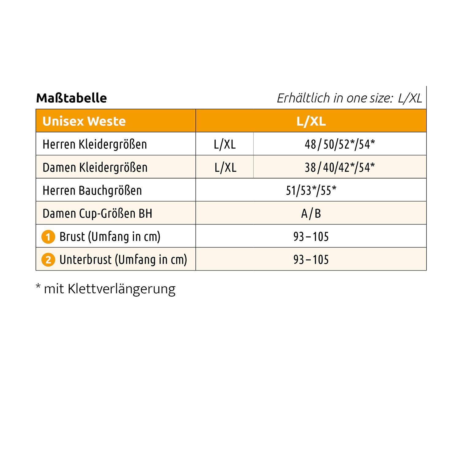 Nachtwaechter Schlafweste + Klettverlängerung und Reisetasche 1 St