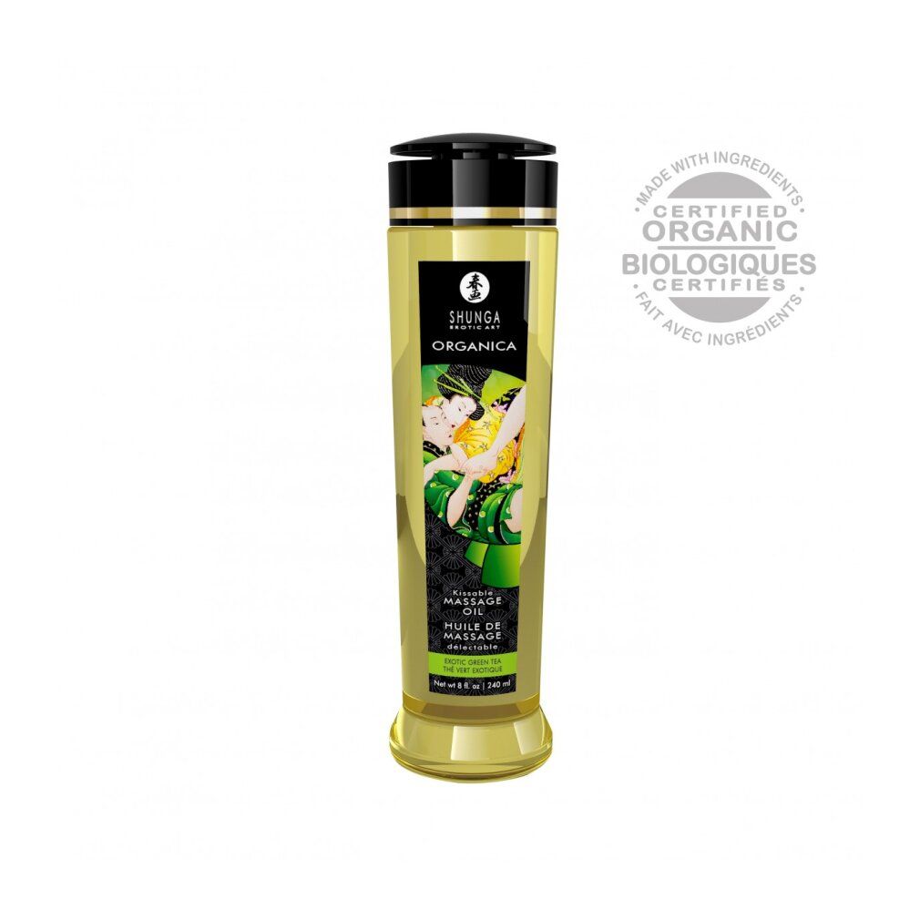 shunga Massage Öl Organica Exotic Green Tea