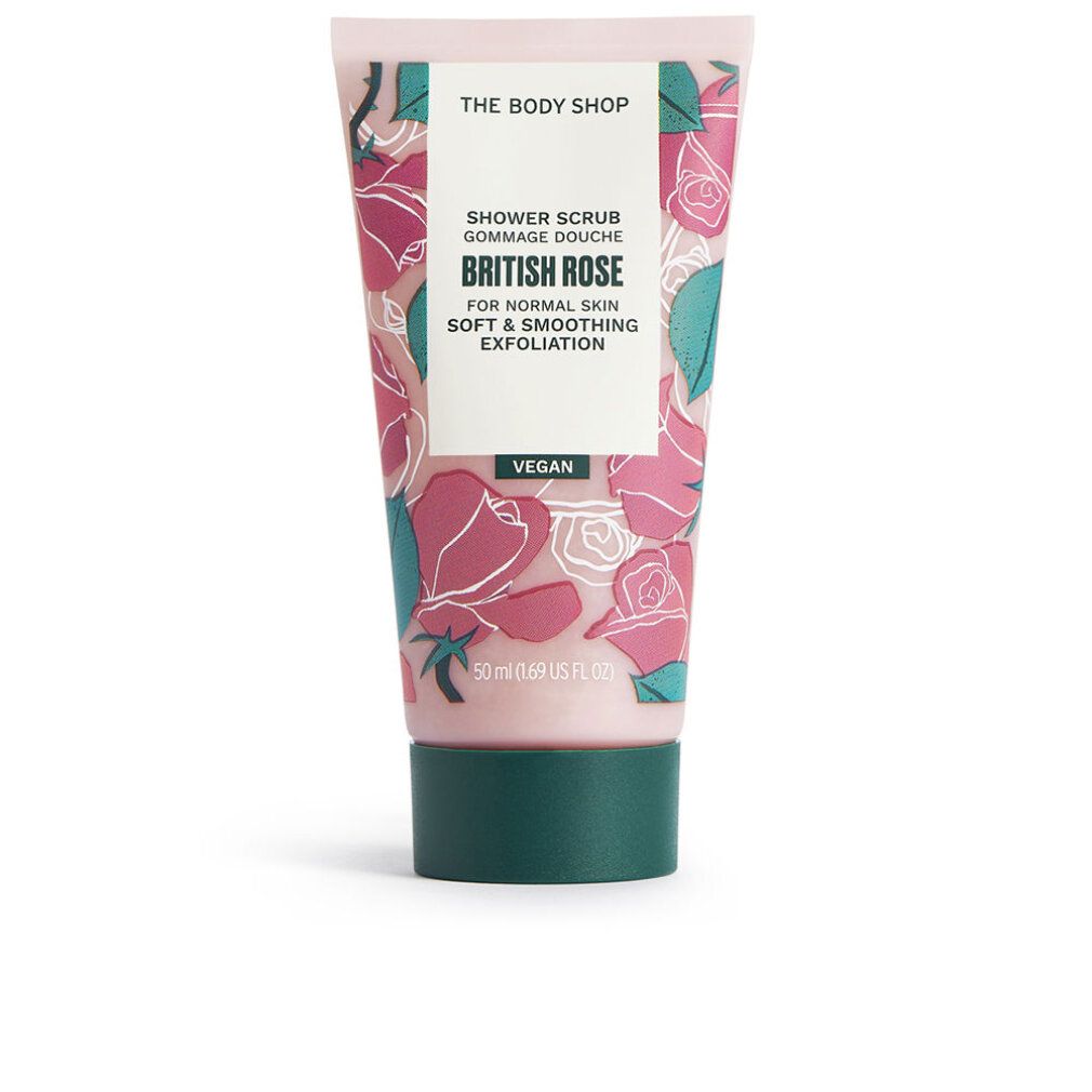 British Rose Smoothing Shower Scrub (Duschpeeling) - Inhalt: