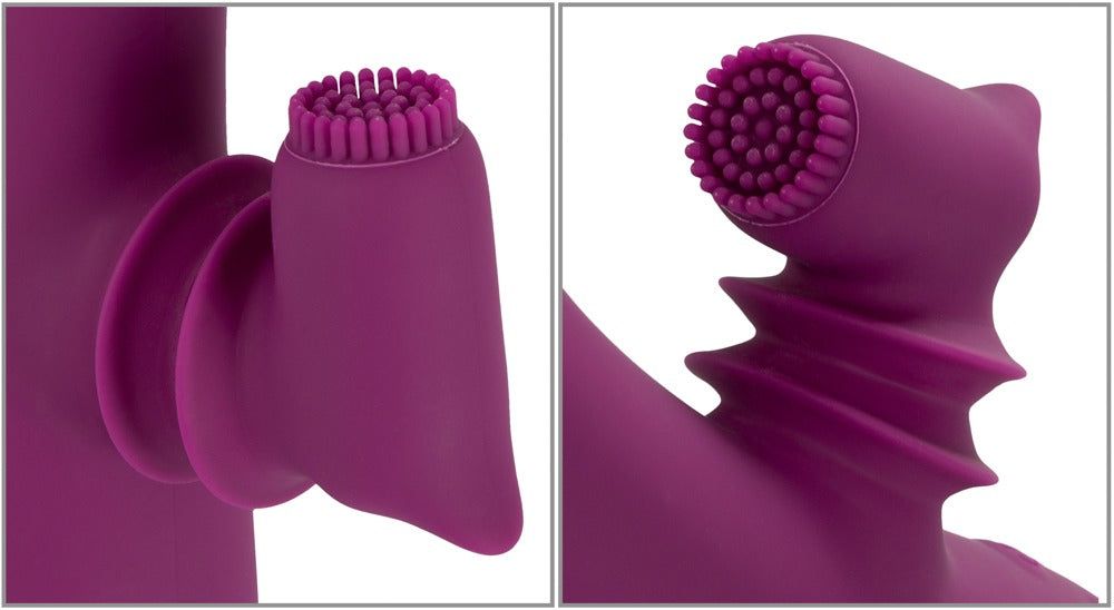 Rabbitvibrator mit Moving-Klitoris-Stimulator | JAVIDA