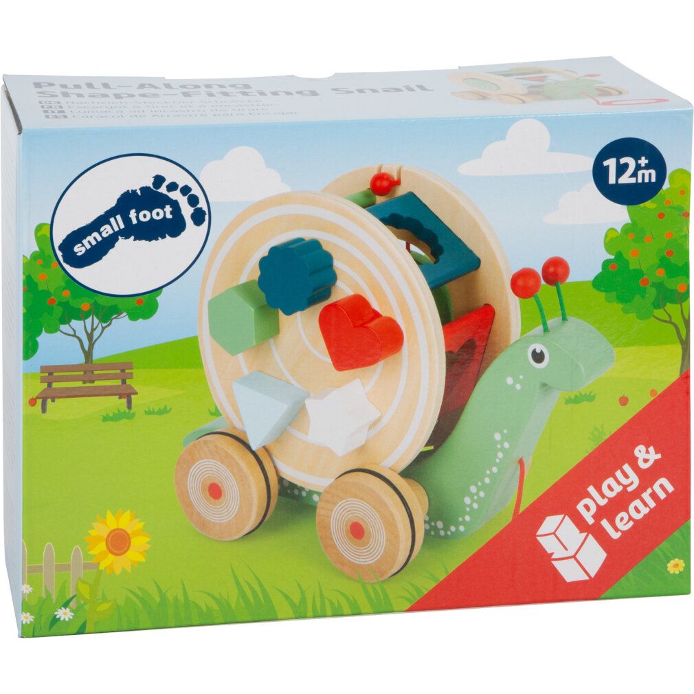 small foot Nachzieh-Stecktier Schnecke