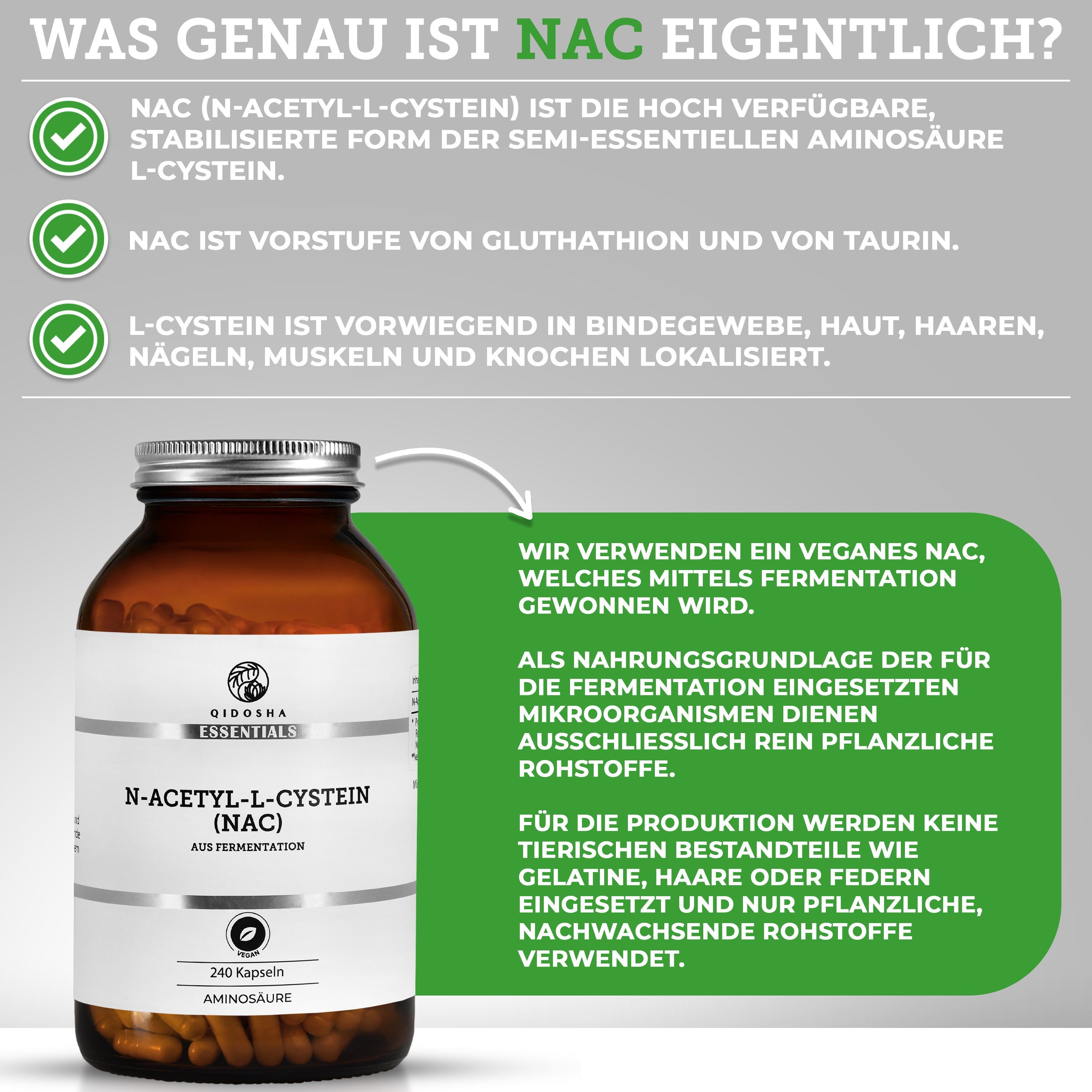 QIDOSHA® N-Acetyl-L-Cystein (NAC)