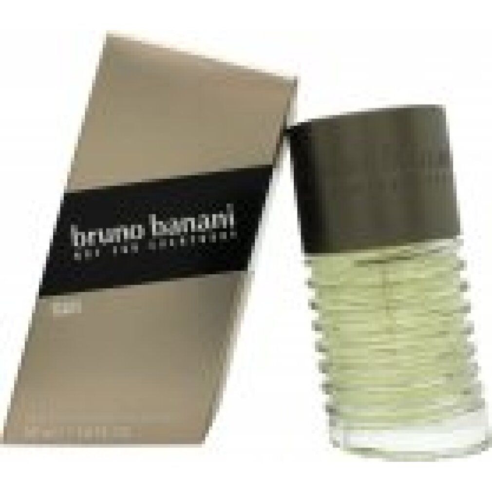 Parfümflakon und Verpackung. Flakon mit geriffelter Struktur, braunem Deckel. Verpackung mit Logo.