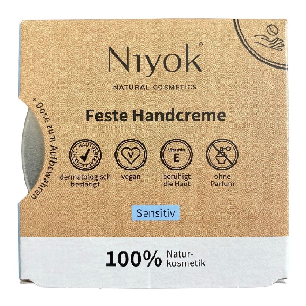 Niyok - Feste Handcreme - 50g Sensitiv