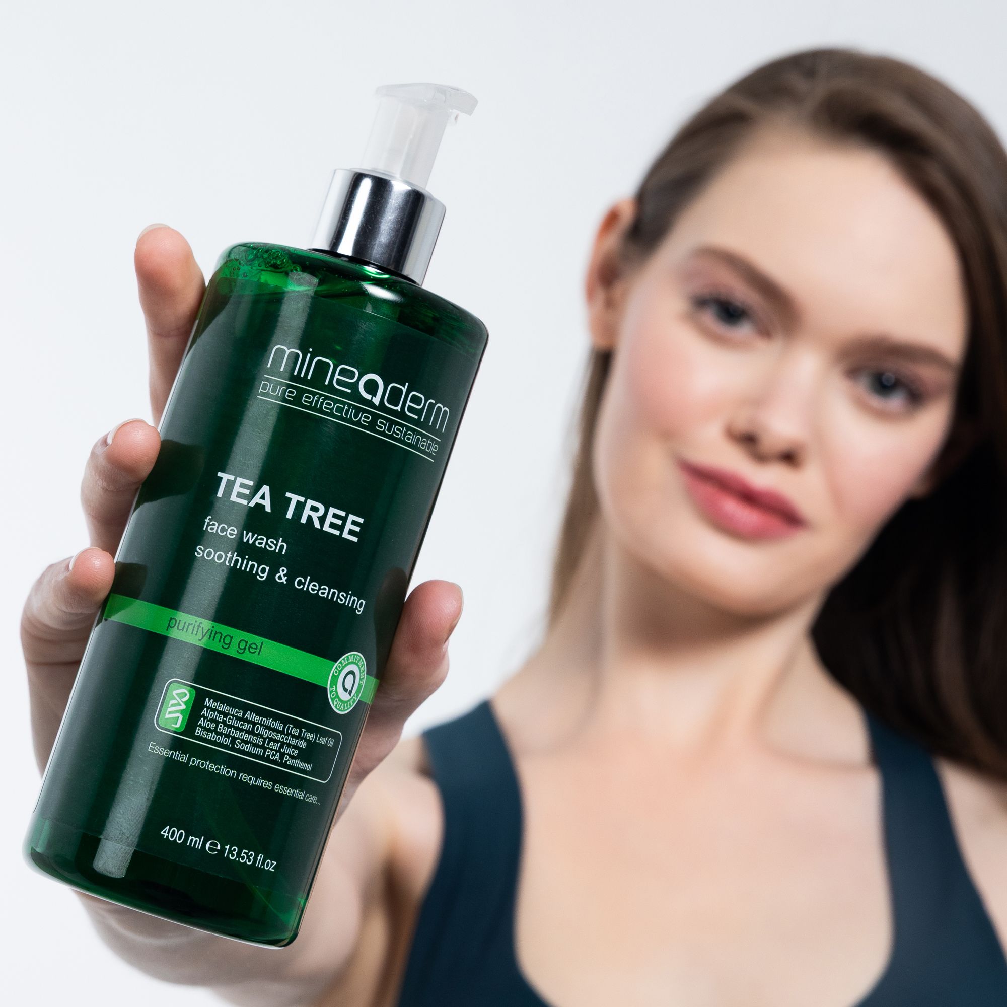 Mineaderm TeaTree Face Wash
