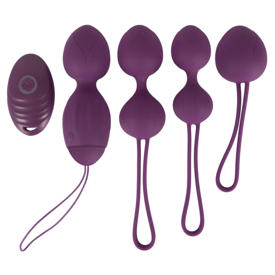 Liebeskugeln "Exercise-Set" mit Vibro-Ei | 4-stufiges Beckenboden Training |  Sweet Smile