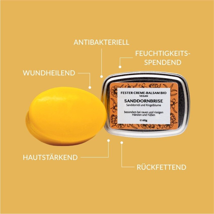 Spirit of Rügen Fester Bio Creme-Balsame Sanddornbrise