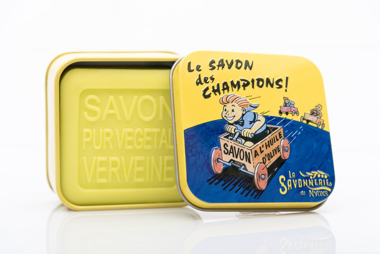 La Savonnerie de Nyons - Metallbox mit Seife "Seifenkiste"