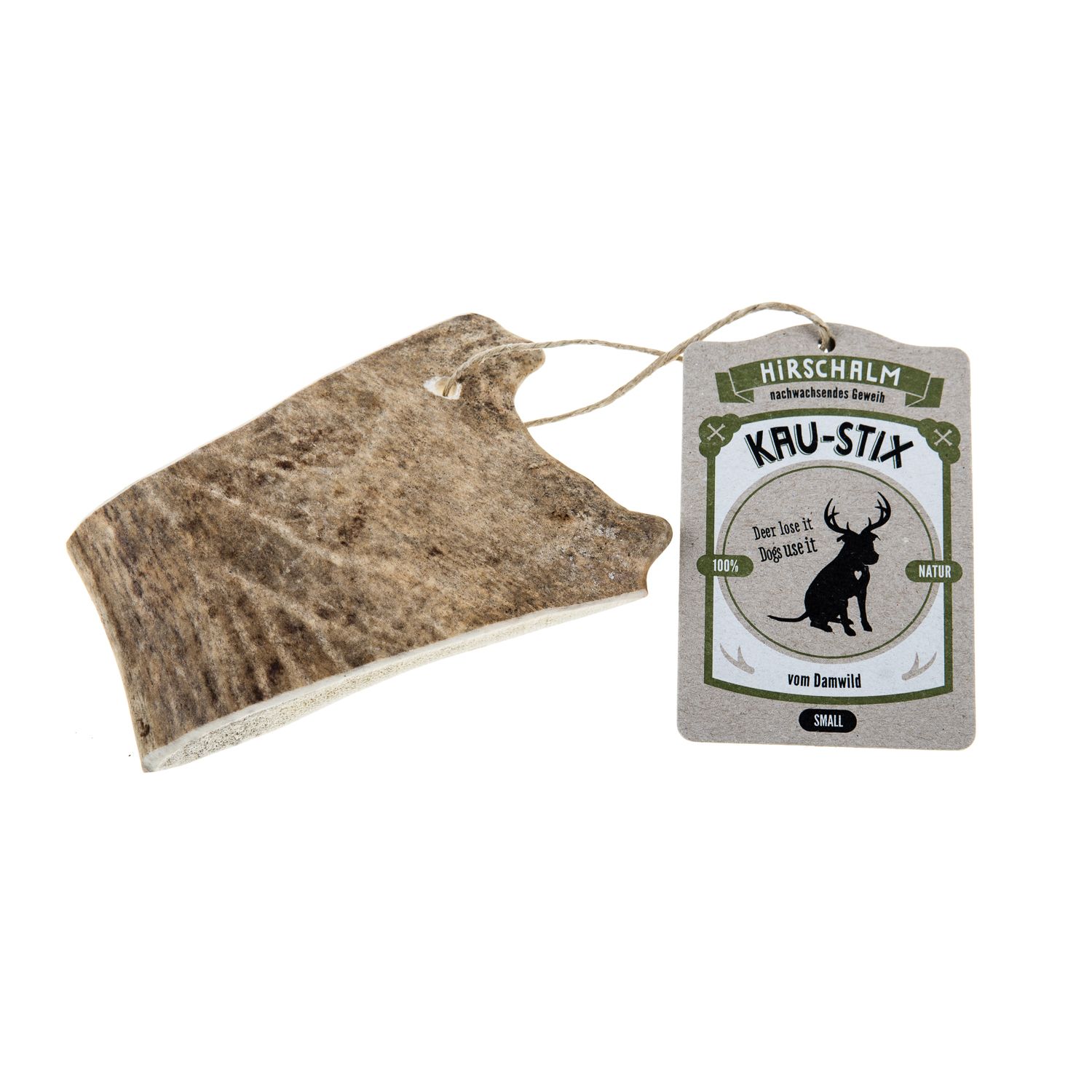 Hirschalm Kau-Stix Damhirsch S, Kauknochen für Hunde 1 St