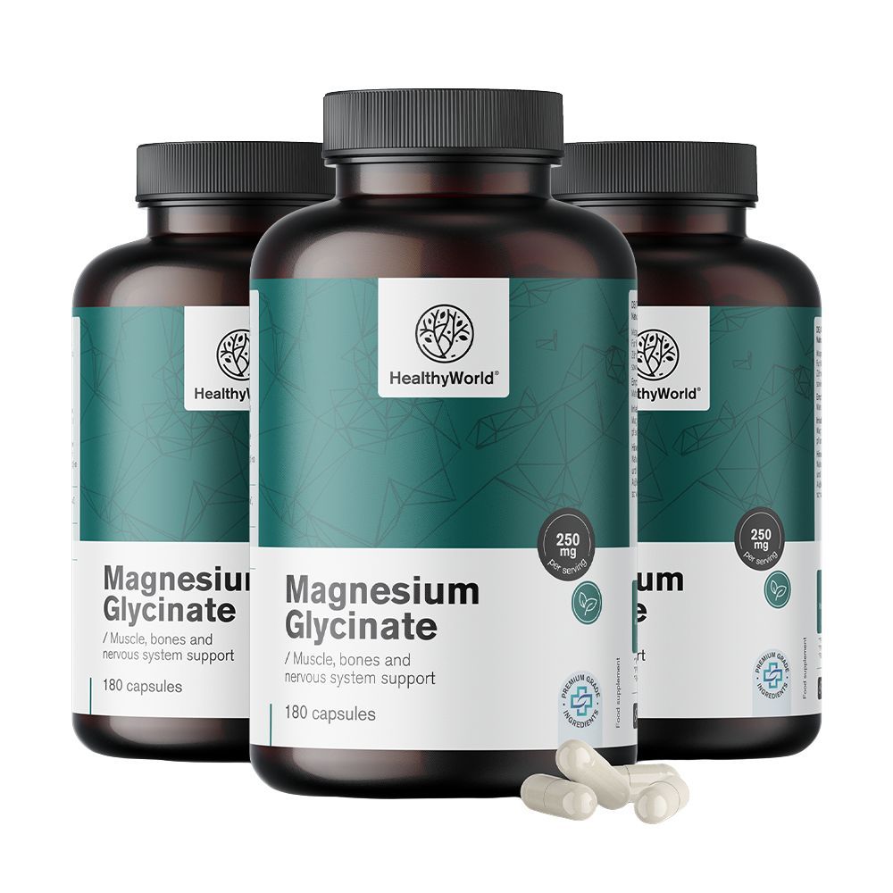 HealthyWorld Magnesiumglycinaat 250 mg 540 St Kapseln