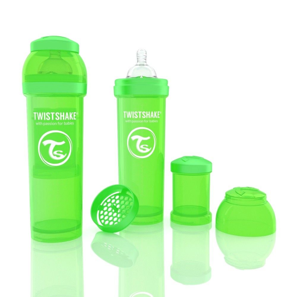 Trinkflasche Twistshake Anti-Kolik 330ml grün