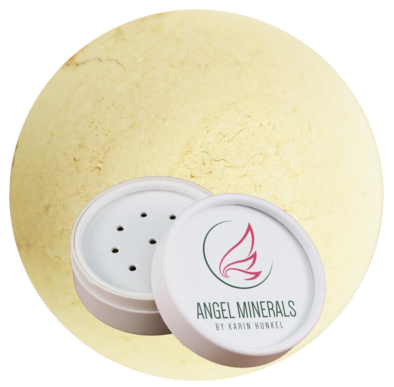 Angel Minerals Vegan Mineral Foundation - Y1 Satin Light Papier 5g