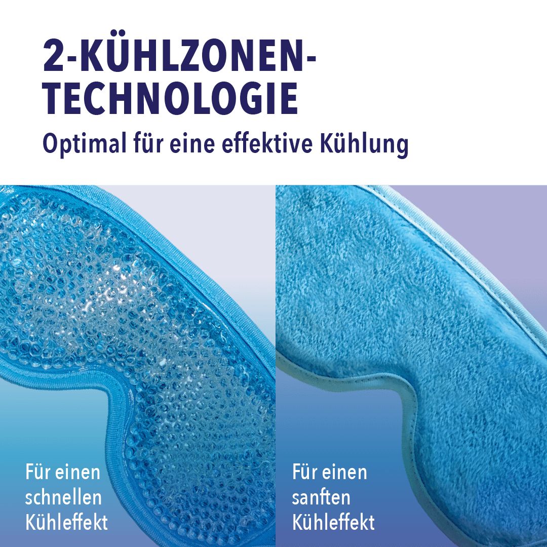 IEA Medical Kühlbrille 3er für die Augen, Augenkühlmaske, Kühlmaske für Kopfschmerzen und Migräne