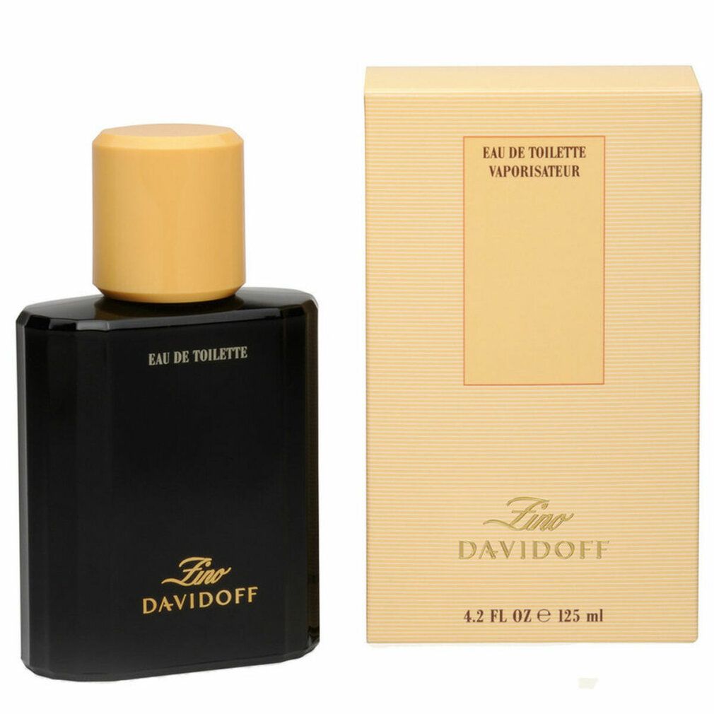 Schwarzer Flakon und Karton. Aufschrift: Zino Davidoff. Eau de Toilette Vaporisateur. 125 ml.