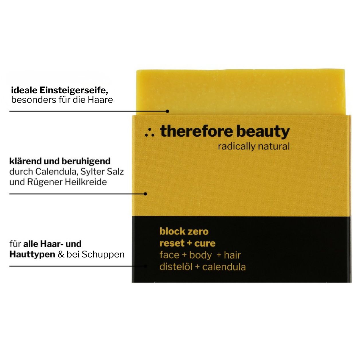 therefore beauty 3-in1 Seife