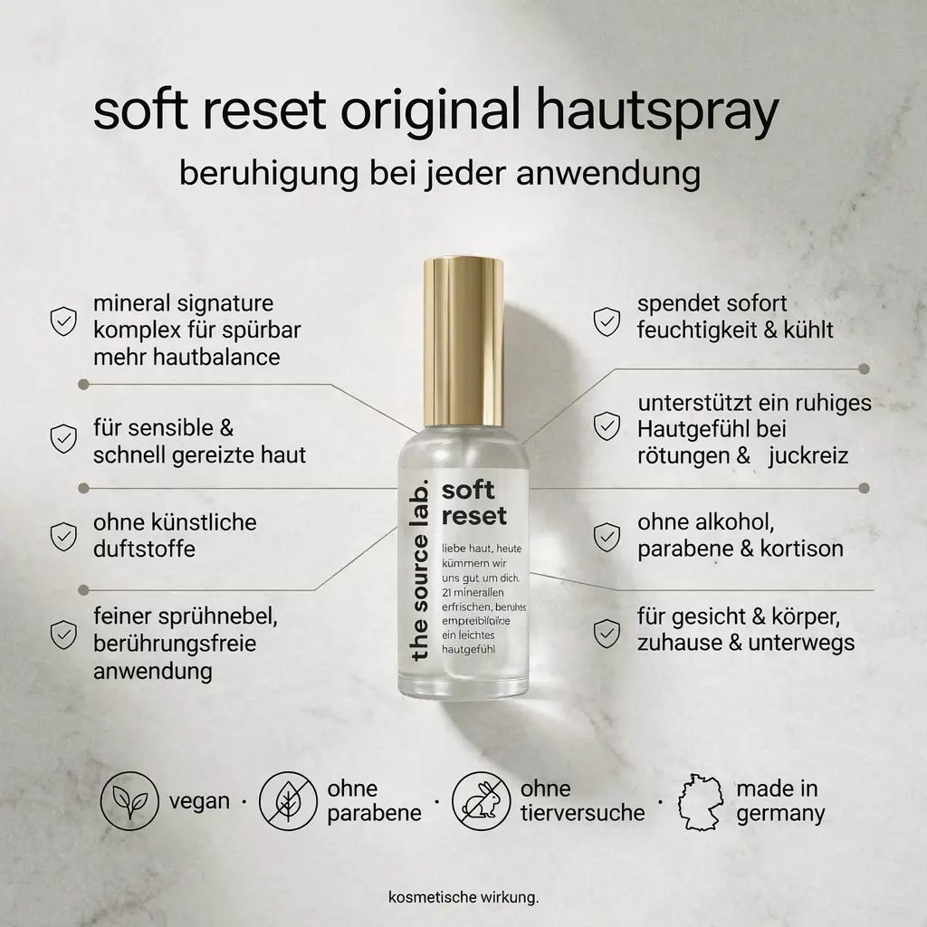 the source lab. soft reset original hautspray - für intensive Feuchtigkeit und Schutz der Haut