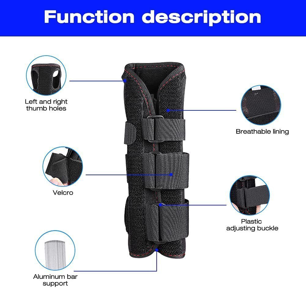 COOL-i Handgelenkbandage mit Aluminiumschiene – stützend, atmungsaktiv & beidseitig tragbar