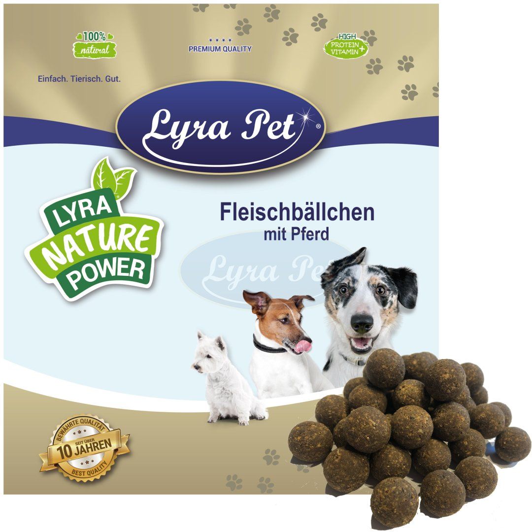 Lyra Pet® Fleischbällchen mit Pferd