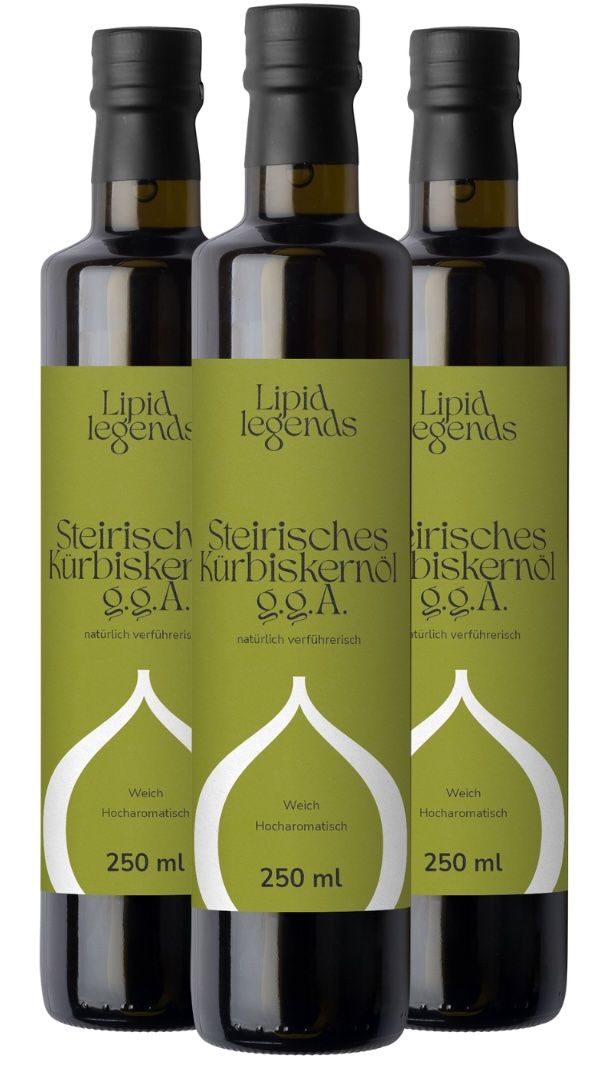 LIPID LEGENDS Steirisches Kürbiskernöl g.g.A.