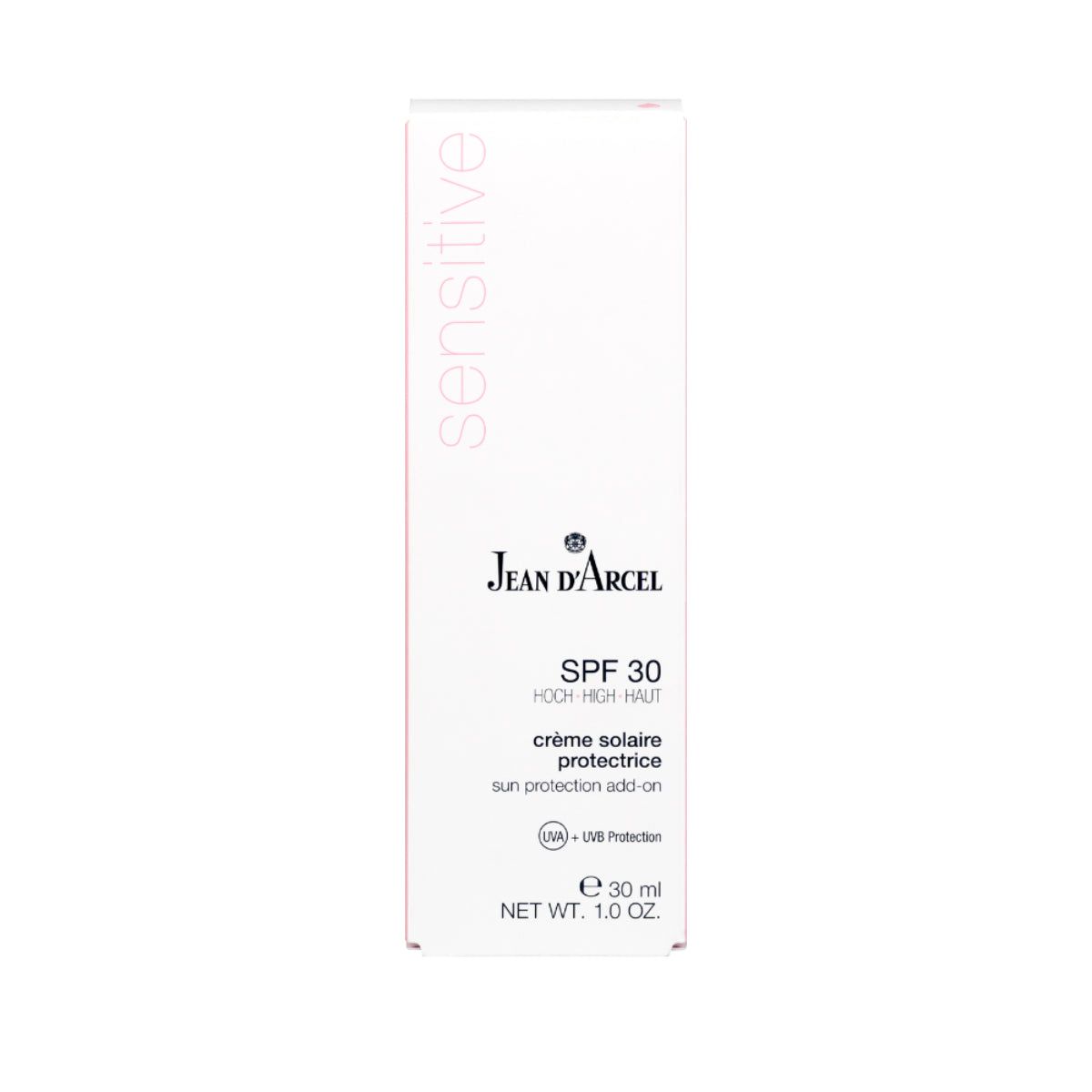 Jean D'Arcel Sensitive Crème Solaire Protectrice SPF 30