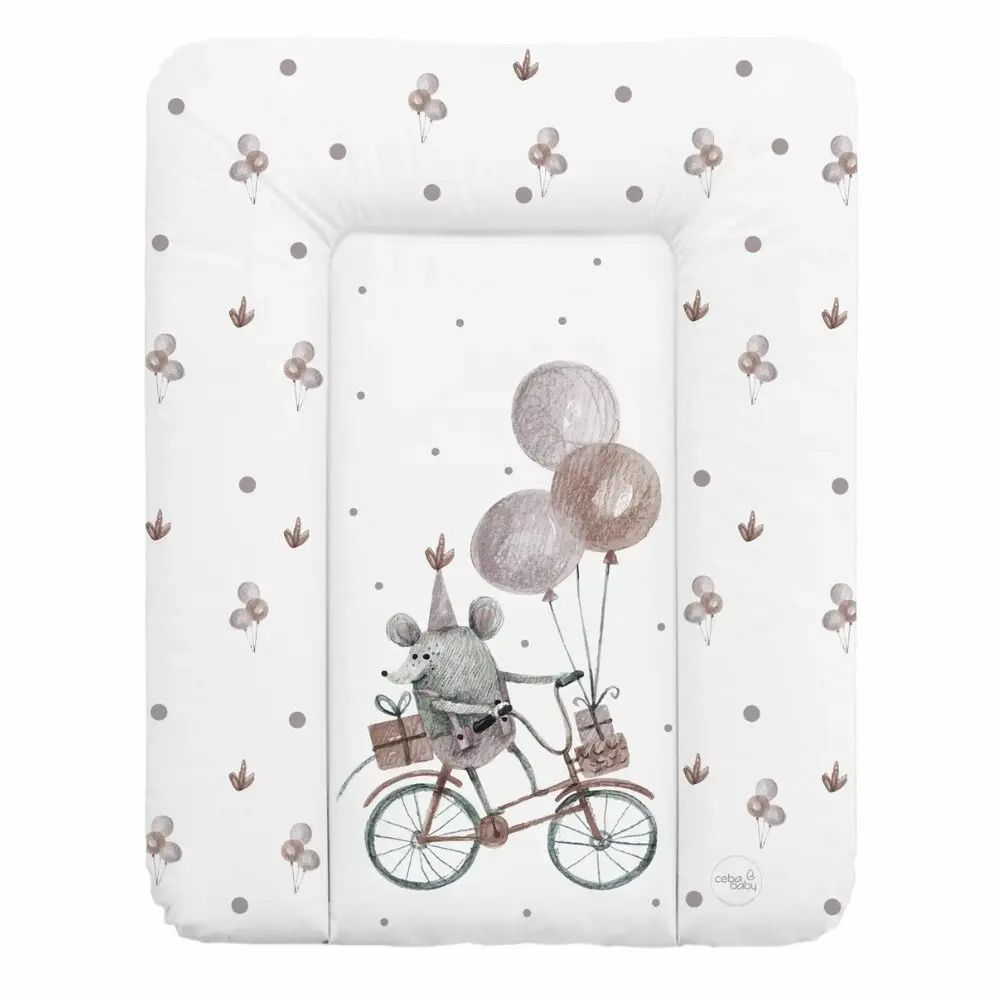 Materassino Fasciatoio Ceba Baby 50x70, Topo in Bicicletta