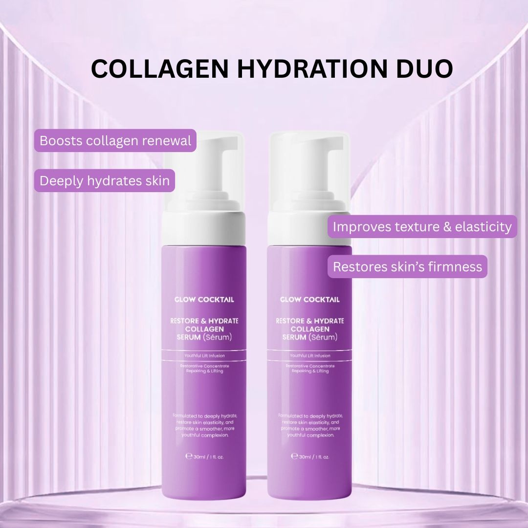 Glow Cocktail Restore & Hydrate Collagen Serum Duo